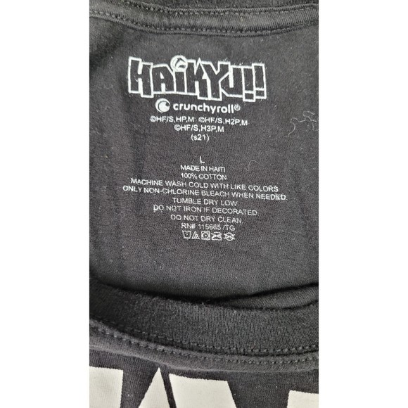 Haikyu Crunky Roll Graphic Short sleeve Adult Tee Size Large. - Picture 6 of 6